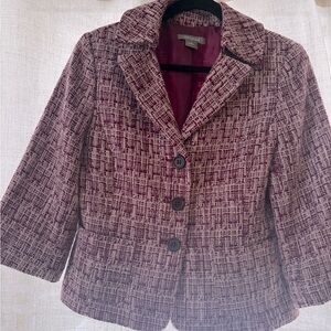 Ann Taylor Button Up Blazer Jacket Size 10